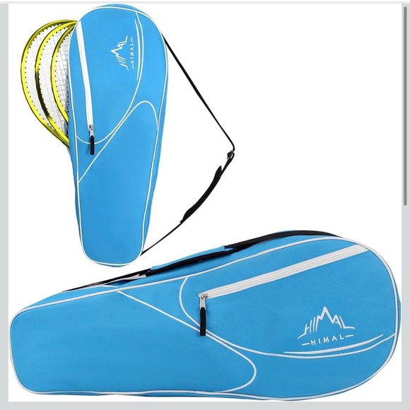 Himal 3 Racquet Tennis Bag With Strap Pockets Racket Unisex Waterproof Blue NEW - Picture 1 of 12